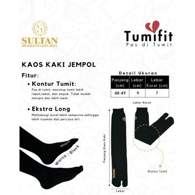 TUMIFIT Kaos Kaki Sultan